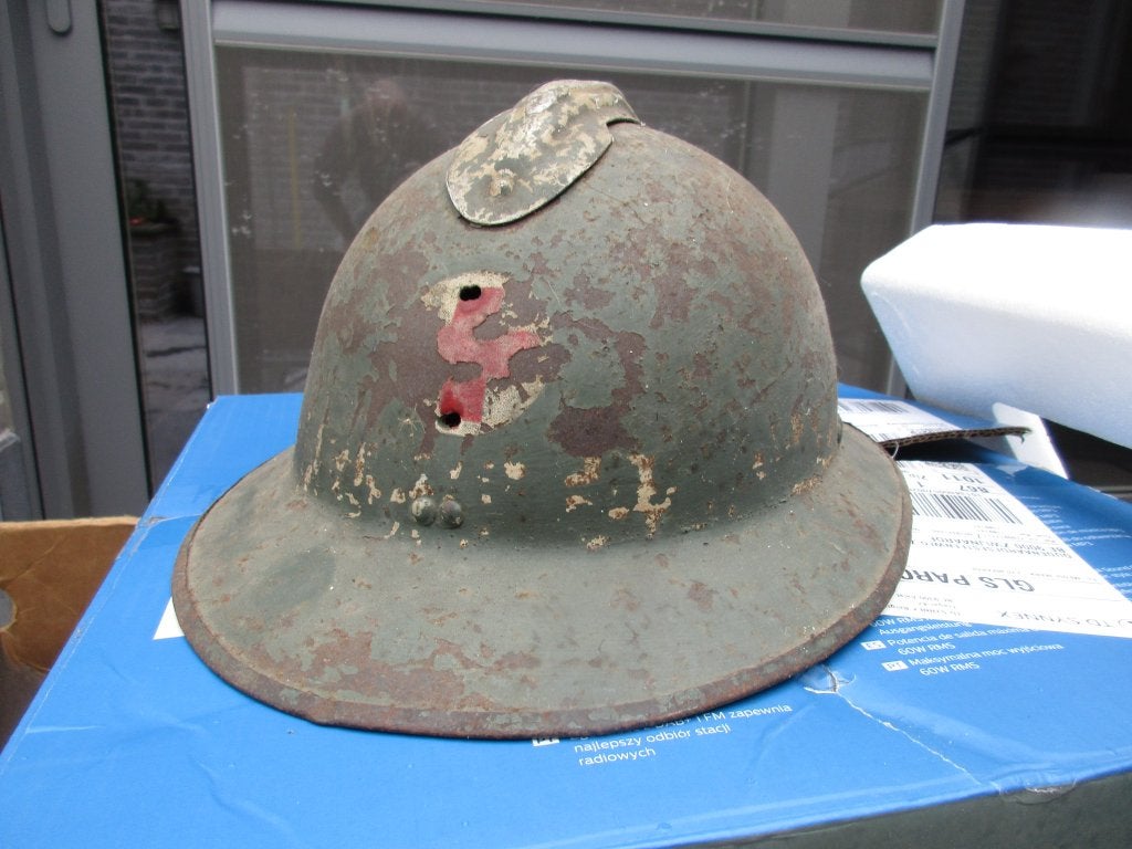 belgische helm 3, Verzamelen, Militaria | Tweede Wereldoorlog, Ophalen of Verzenden