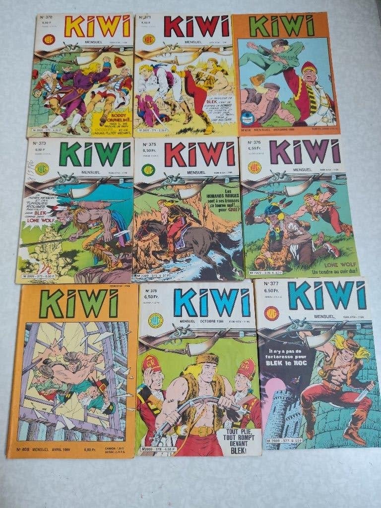 lot de 9 bd petit format  kiwi, Enlèvement ou Envoi, Utilisé
