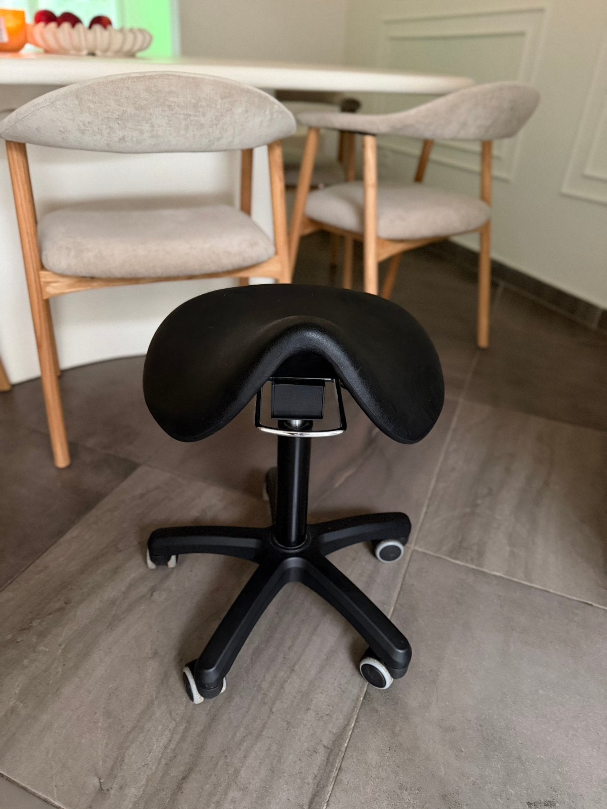 Ergonomisch kruk / zadel stoel, Enlèvement, Comme neuf