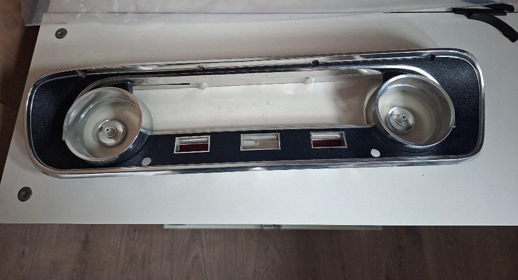 1965 Mustang cluster + lens, Auto-onderdelen, Ophalen of Verzenden, Gebruikt, Amerikaanse onderdelen