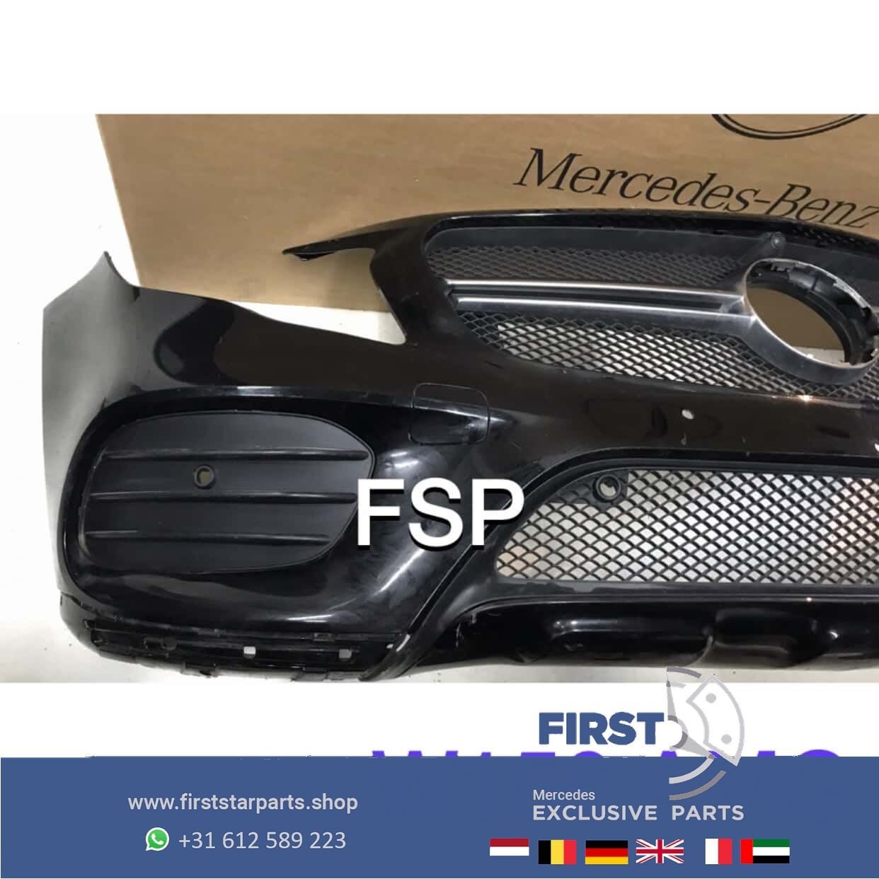 W156 X156 GLA AMG VOORBUMPER COMPLEET + GLA 45 AMG GRIL ORIG, Utilisé, -, Avant, -