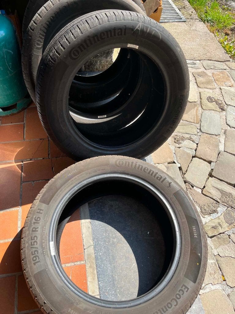 195/55 R16 87H - jeu de 4 pneus été continental, 16 pouces, Pneus été, Pneu(s), Enlèvement