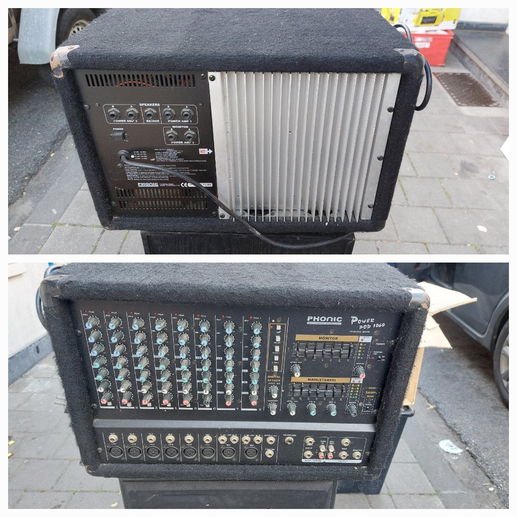 Versterkte mixer, Ophalen, Gebruikt