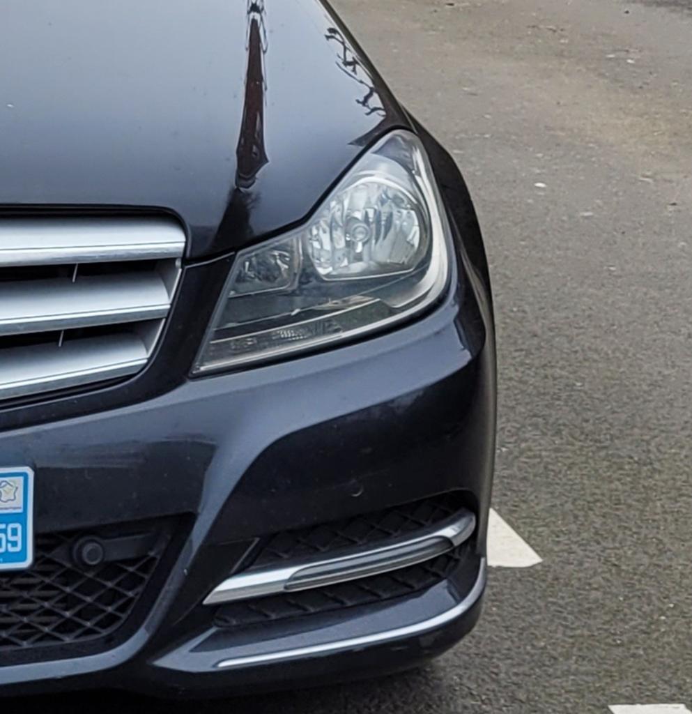 Mercedes w204 c-klasse halogeenkoplampen, Gebruikt, Voor, Mercedes-Benz
