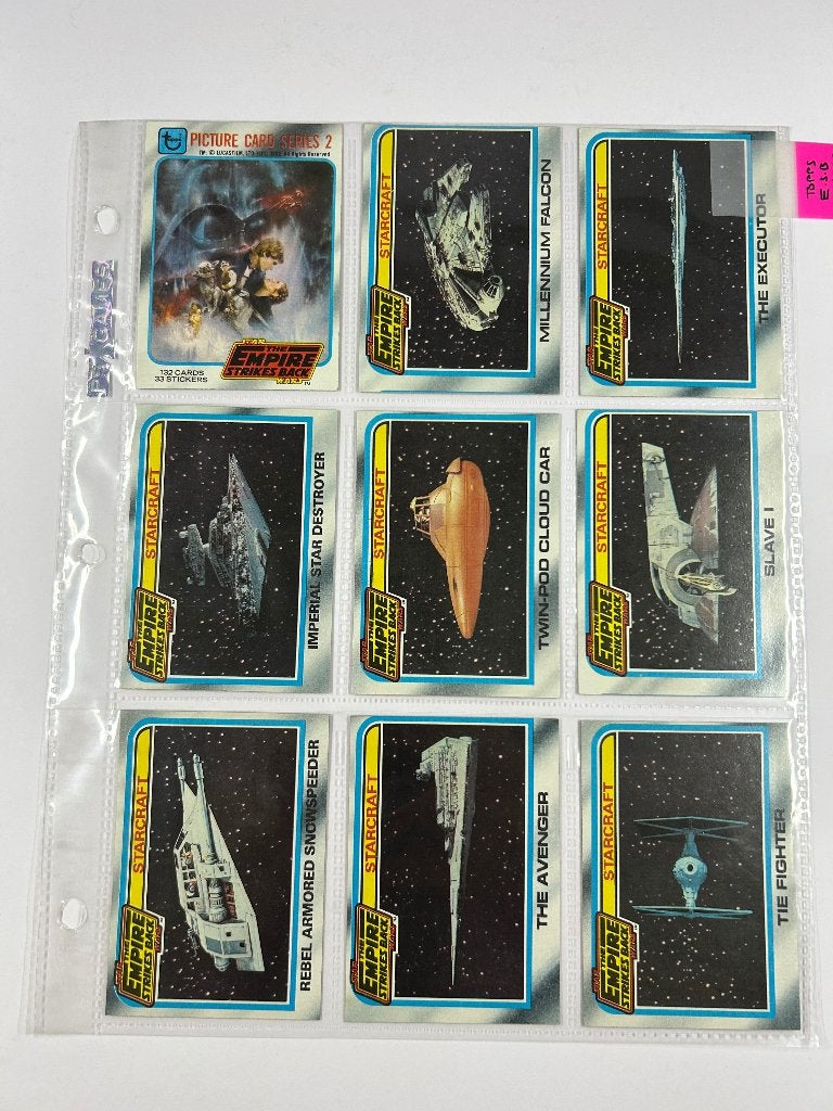 Topps 1980 Star Wars The Empire Strikes Back Series2 cards, Verzamelen, Ophalen of Verzenden, Zo goed als nieuw, Overige typen