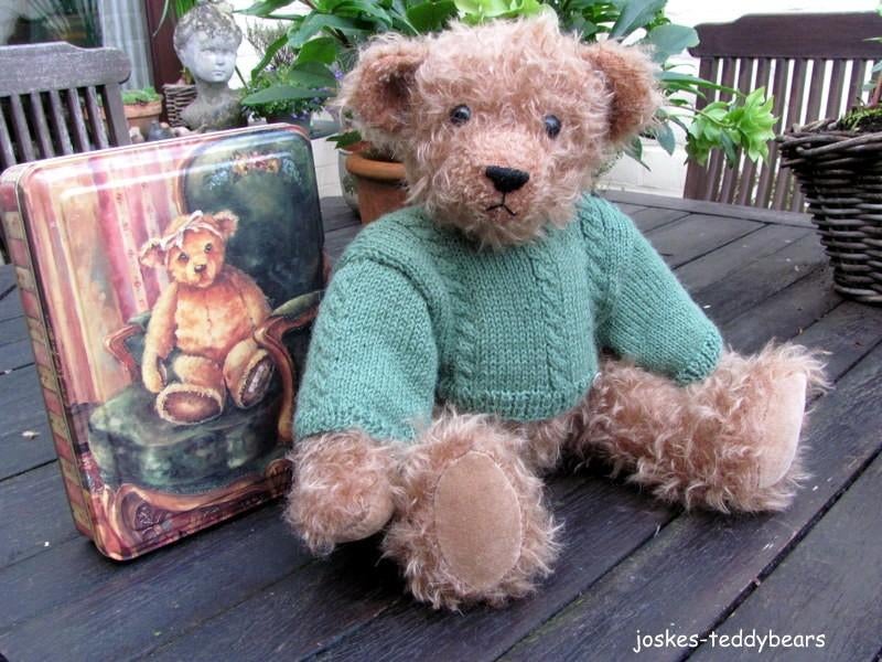 Teddybeer TEUN 35 cm - handwerk !, Enlèvement ou Envoi, Neuf, Ours en tissus, Autres marques