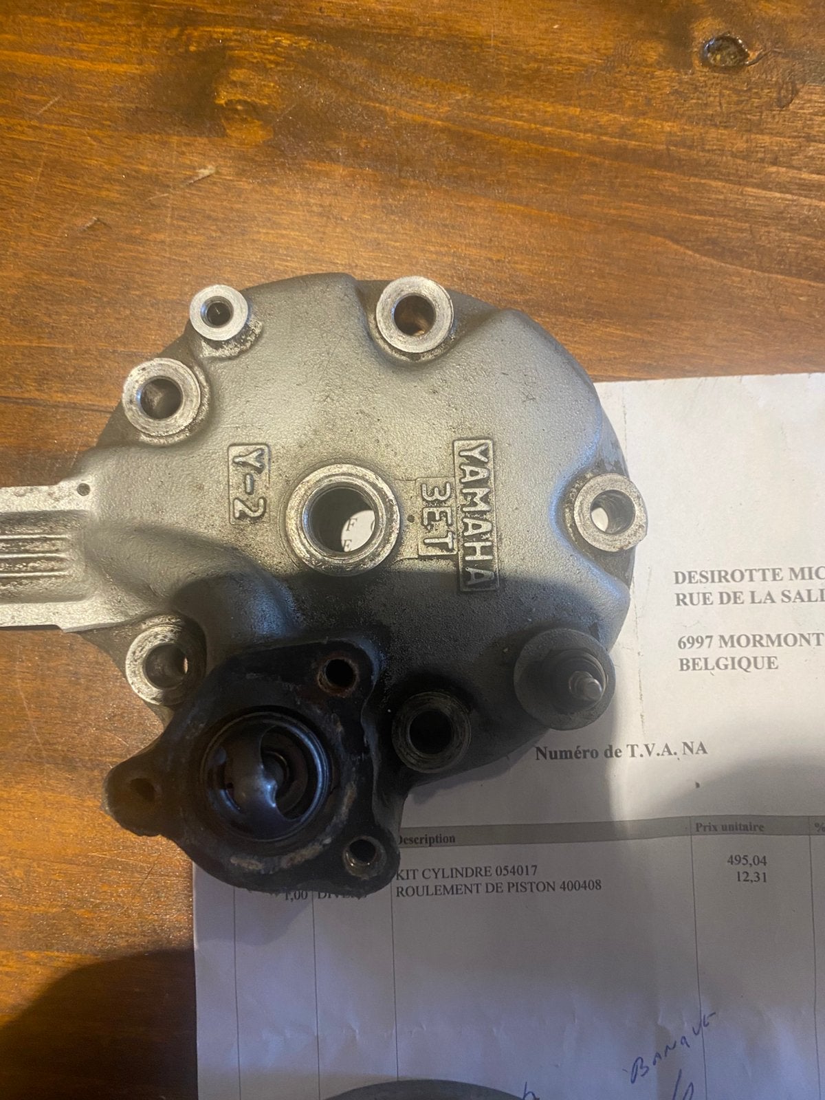 Bloc cylindre et nouvean piston pour yamaha dt 200, Motos, Enlèvement, Utilisé