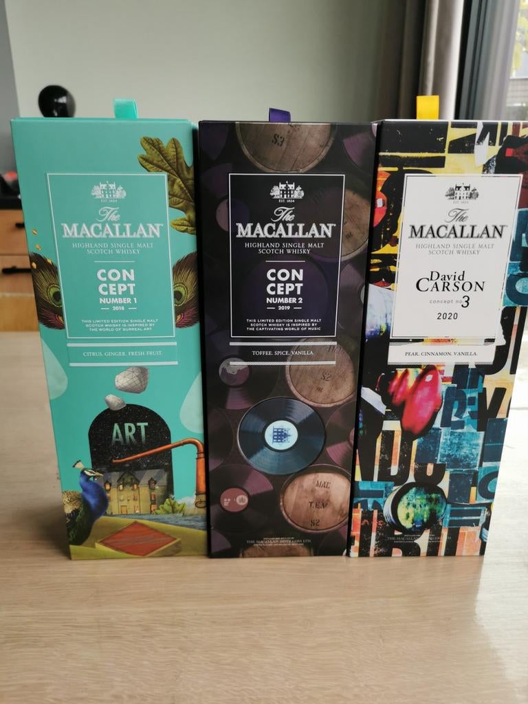 Macallan Concept 1-2-3, Verzamelen, Ophalen of Verzenden