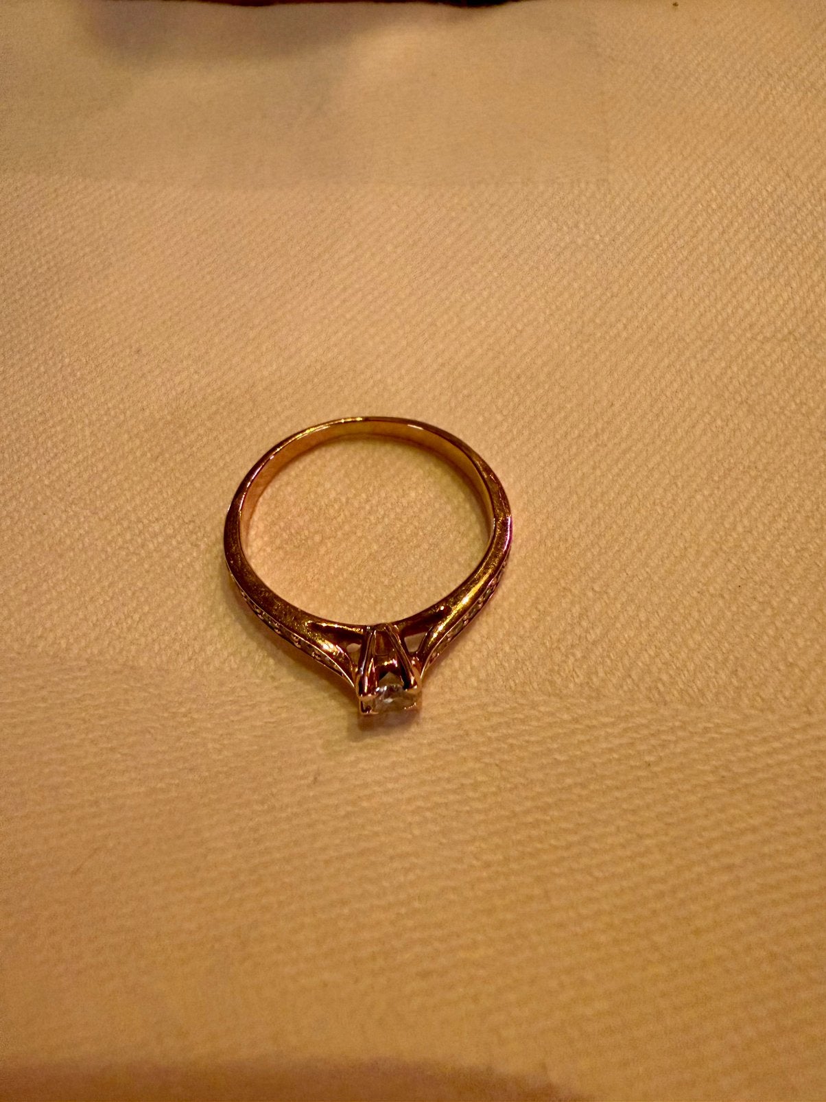 Bague exclusive en or 18 carats et diamants (taille 52), Enlèvement, Or
