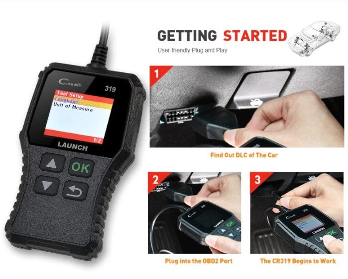 DIAGNOSTIQUE OBD2 LAUNCH Scanner lecteur de Code de défaut, Enlèvement ou Envoi, Neuf