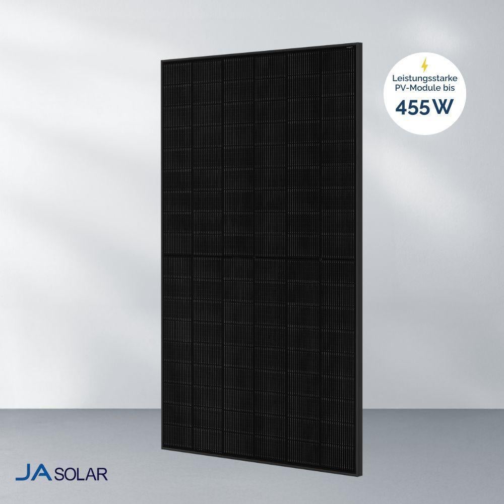 Panneau photovoltaique JaSolar 455/500W Full Black Bi-facial, Bricolage & Construction, Panneaux solaires & Accessoires, Enlèvement ou Envoi