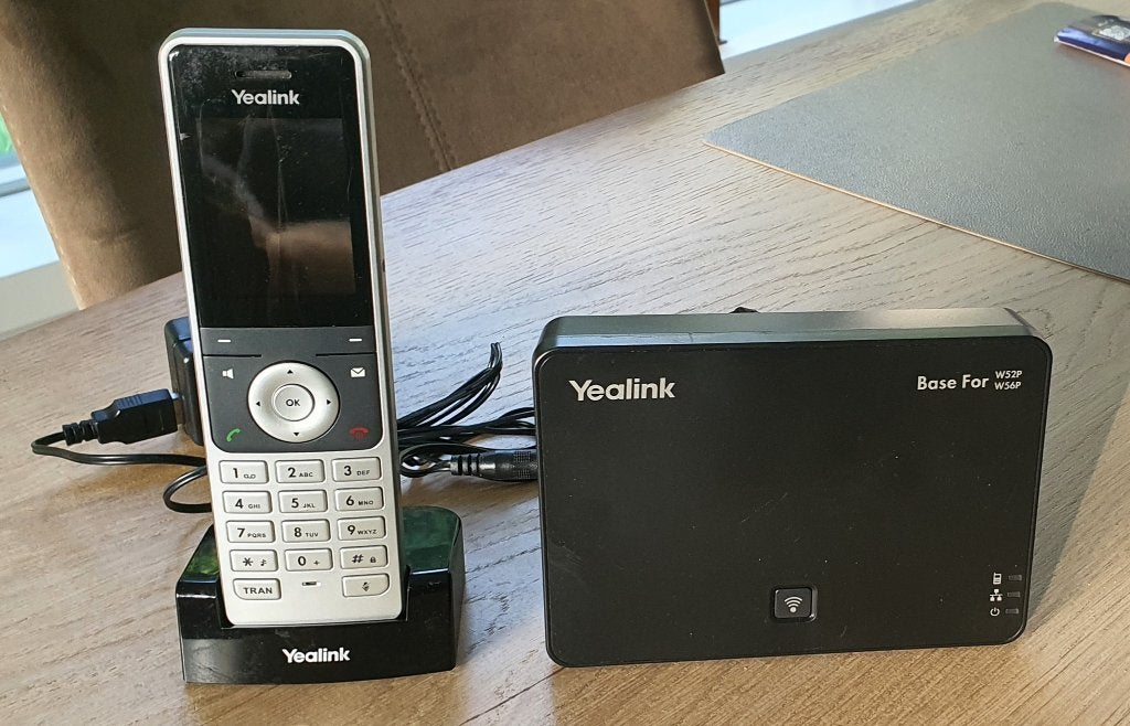 Yealink Handset en basisstation, Telecommunicatie, Ophalen, Gebruikt, Telefoon