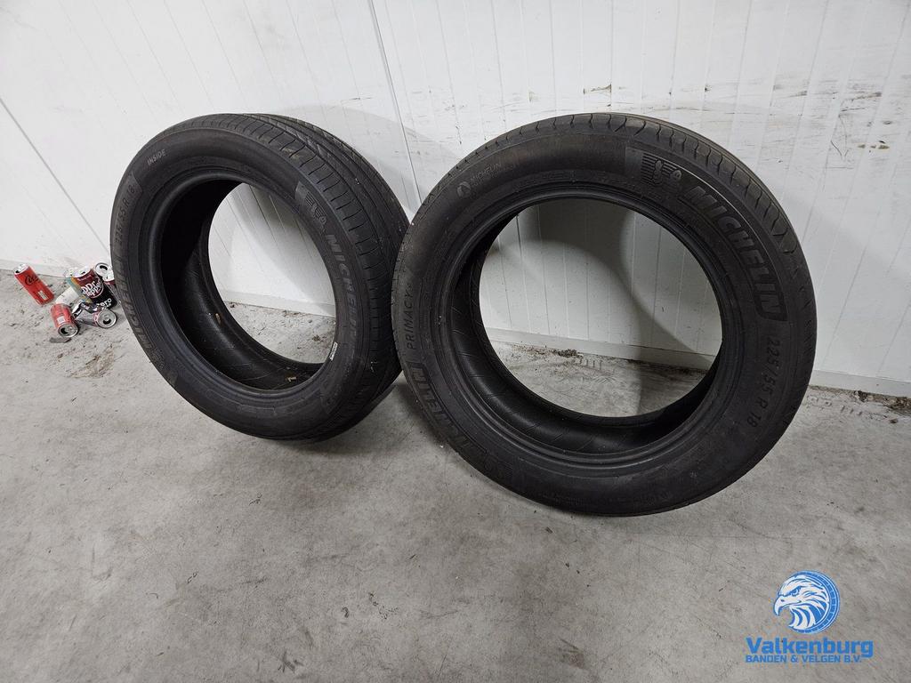 Zomerbanden 225/55R18 Michelin Primacy 4, Auto-onderdelen, Banden en Velgen, 18 inch, Gebruikt, -, -