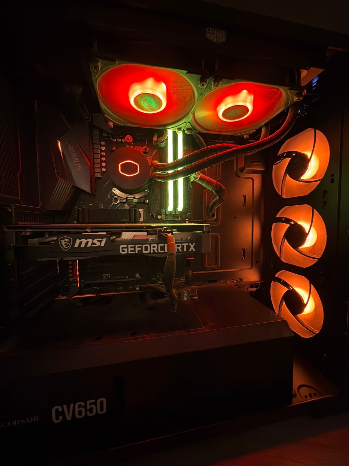 Gaming pc rtx3060 ryzen 5 5600x waterkoeler+ 165hz monitor, Informatique & Logiciels, Enlèvement, Comme neuf, Gaming, SSD