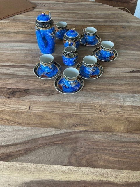 poselein servies, Ophalen