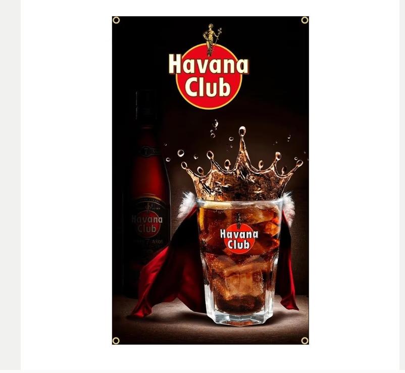Grote vlaggen Havana Club (150x90cm), Ophalen of Verzenden, Nieuw