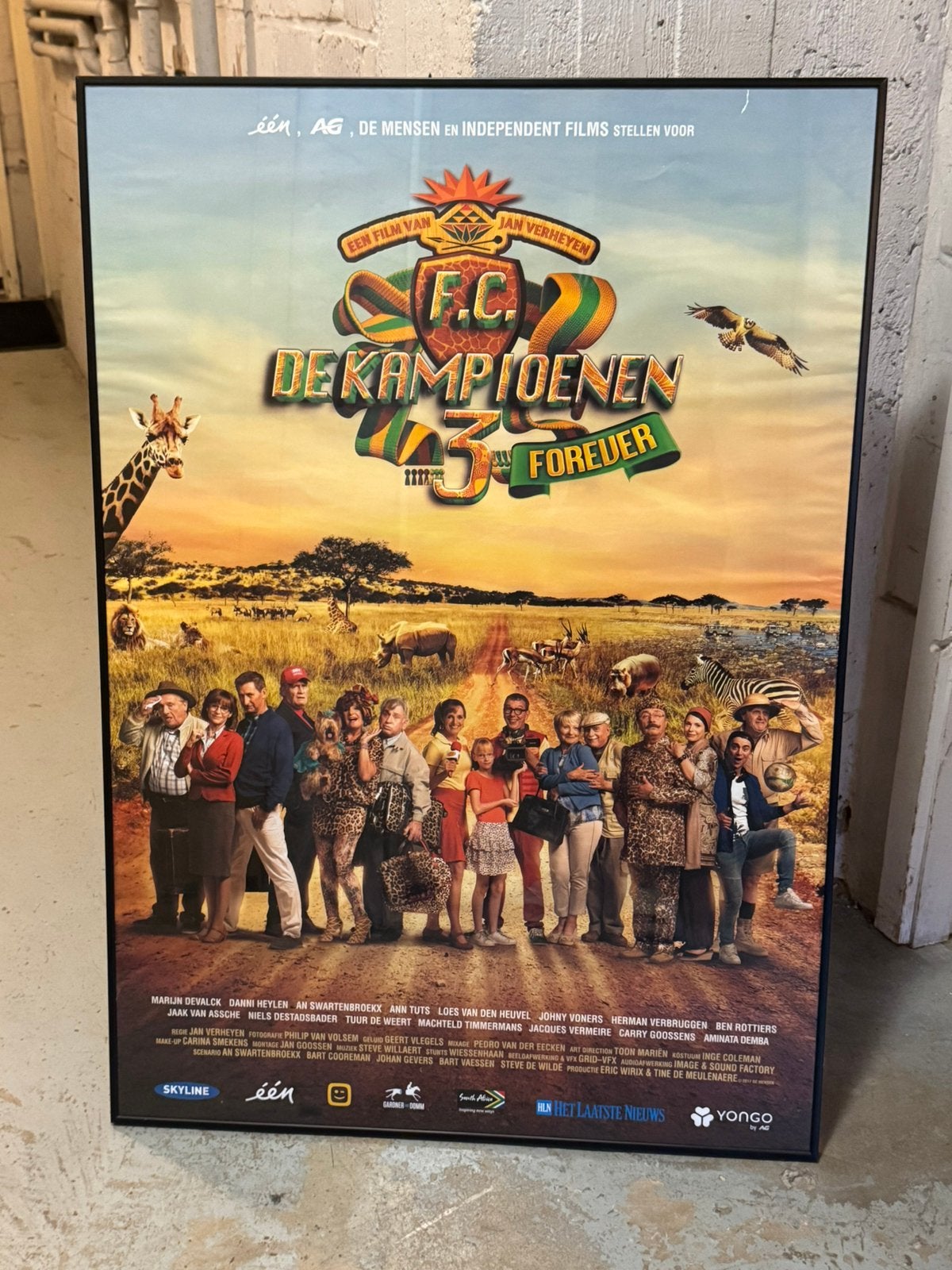 FC De Kampioenen 3 Forever Filmposter!, Verzamelen, Posters, Ophalen, Zo goed als nieuw