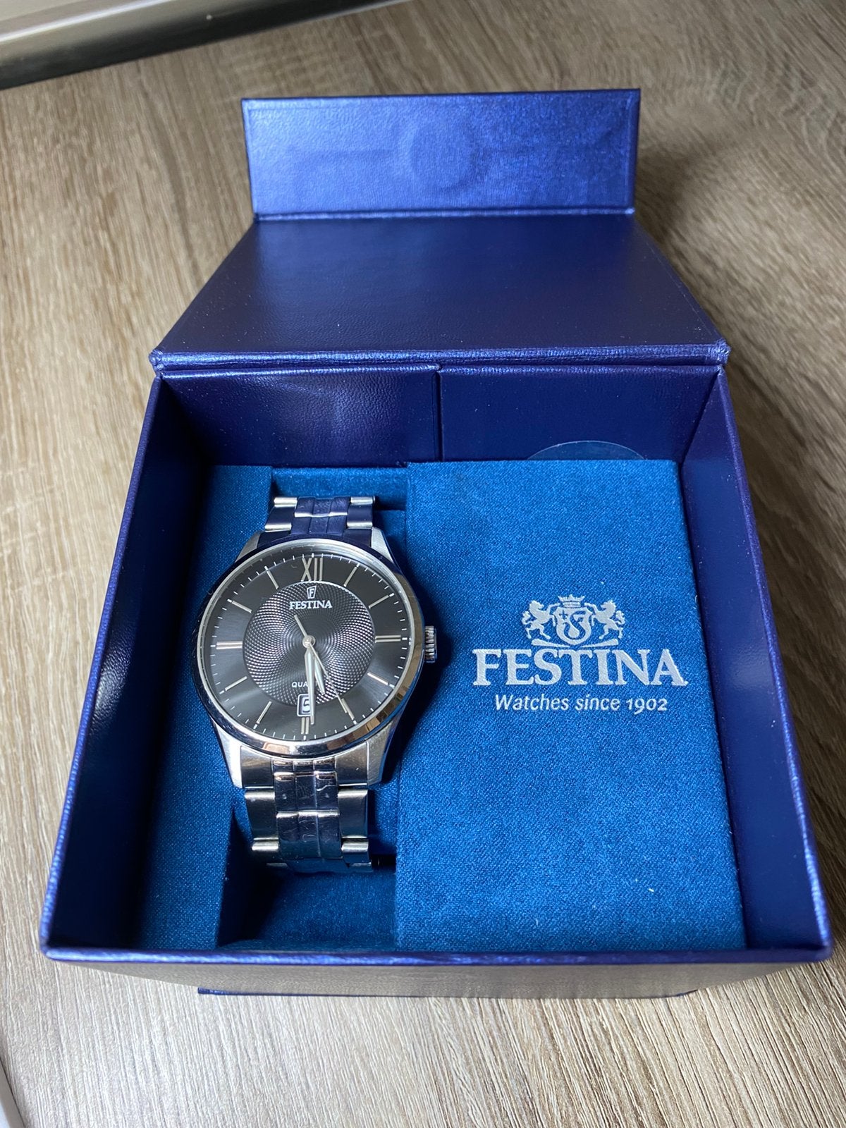 Montre Festina noire F20425, Montre-bracelet, Autres marques, Envoi, Acier