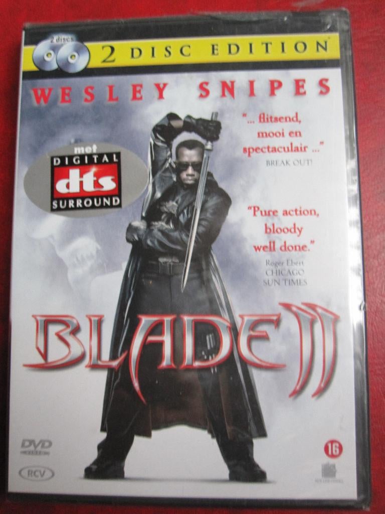 Blade II (2002) 2 disc (nieuw in de verpakking), Vanaf 16 jaar, Ophalen of Verzenden, Nieuw in verpakking, Vampiers of Zombies