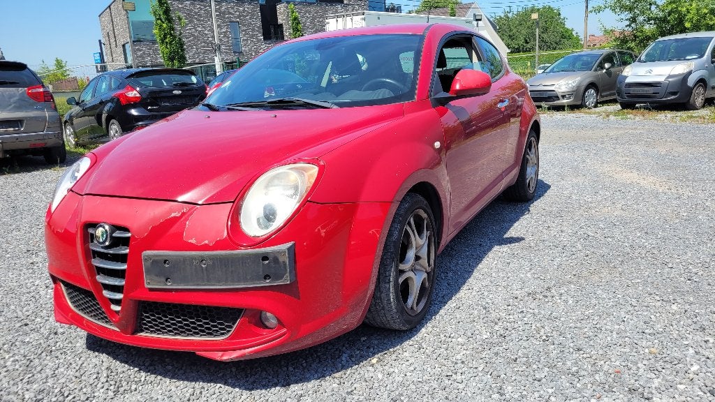 alfa romeo mito 1.3jtd AIRCO PDC LEDER 1ste EIGENAAR 2011, Voorwielaandrijving, Zwart, 4 cilinders, Elektrische ramen