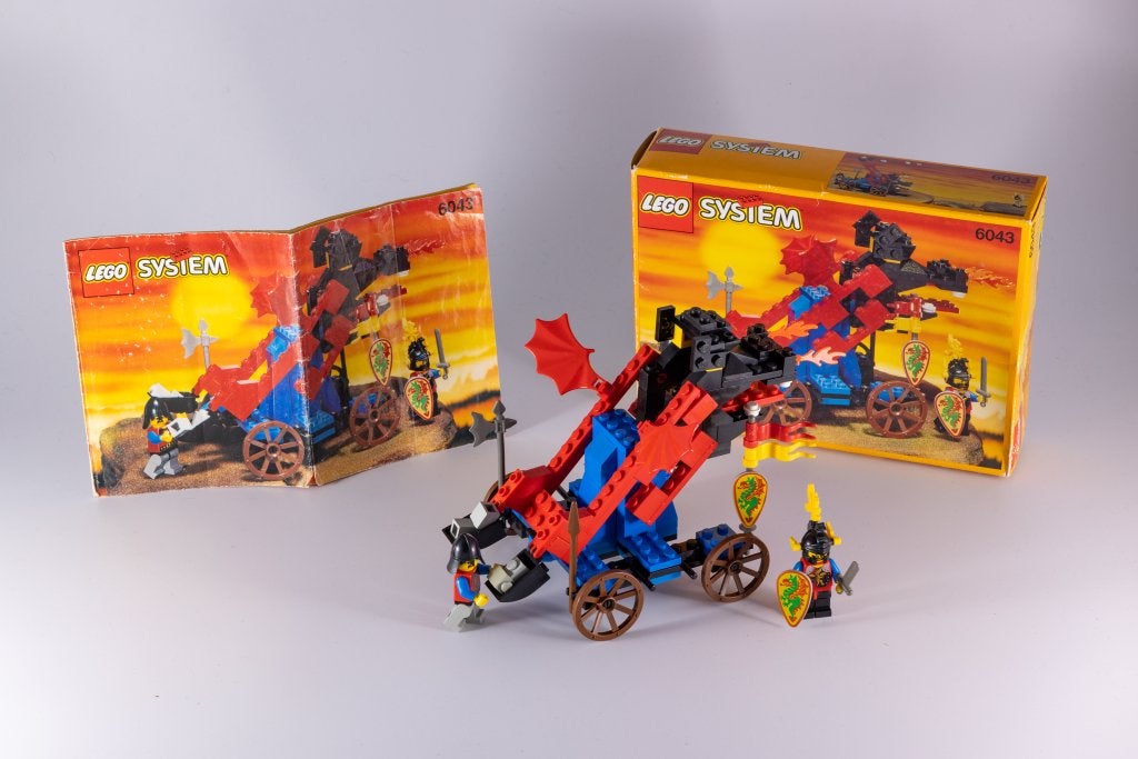 LEGO 6043 Dragon Defender (1993) - compleet, Kinderen en Baby's, Speelgoed | Duplo en Lego, Gebruikt, Lego, Complete set, Compleet