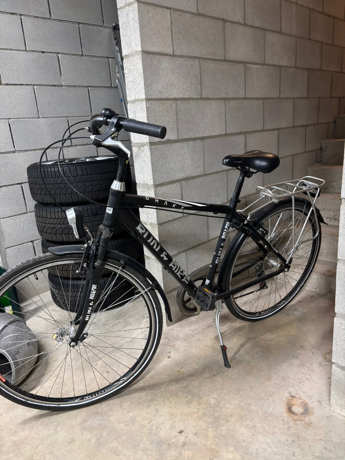 Heren fiets tekoop, Fietsen en Brommers, Gebruikt, Velgrem, Versnellingen, Ophalen