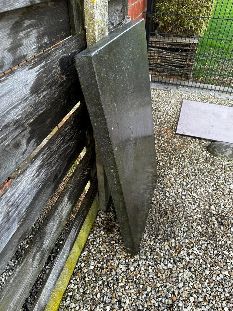 Oude arduin plaat of blauwsteen, Ophalen, Zo goed als nieuw