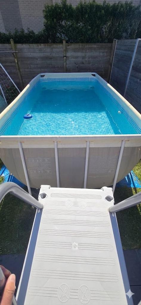 Intex zwembad 400x200x122 cm, Enlèvement, Utilisé