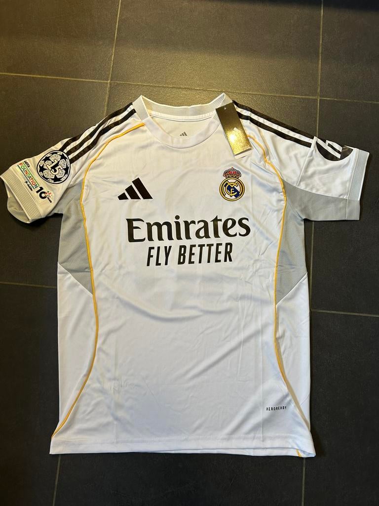 2025-2026 Original Real Madrid Mbappe 10, Maat S, Ophalen of Verzenden, Nieuw, Shirt