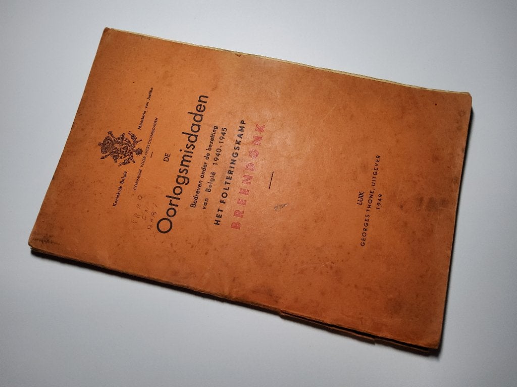 Boek Breendonk Oorlogsmisdaden, Ophalen, Tweede Wereldoorlog, Gelezen, Algemeen