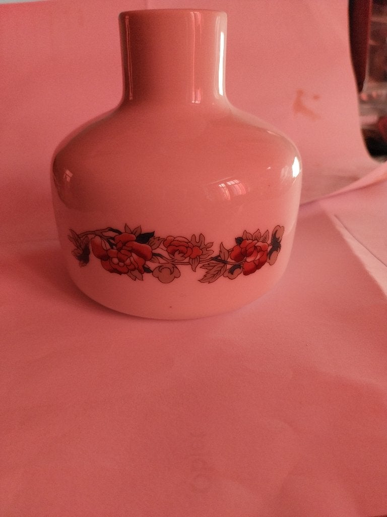 ZEER ZELDZAME VINTAGE PORSELEINEN VAAS UIT 1950, Antiek en Kunst, Ophalen of Verzenden