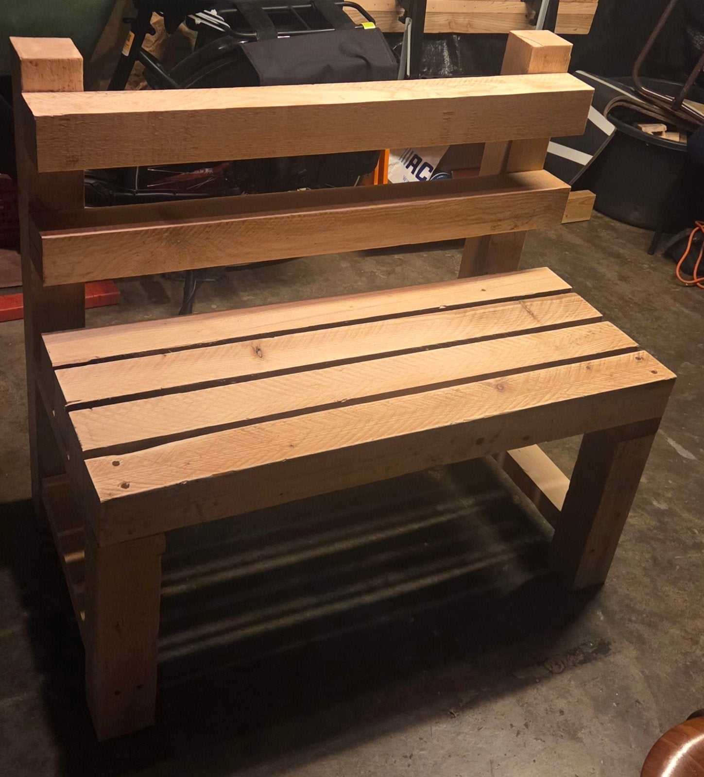 houten tuinbankje, Tuin en Terras, Tuinbanken, Ophalen