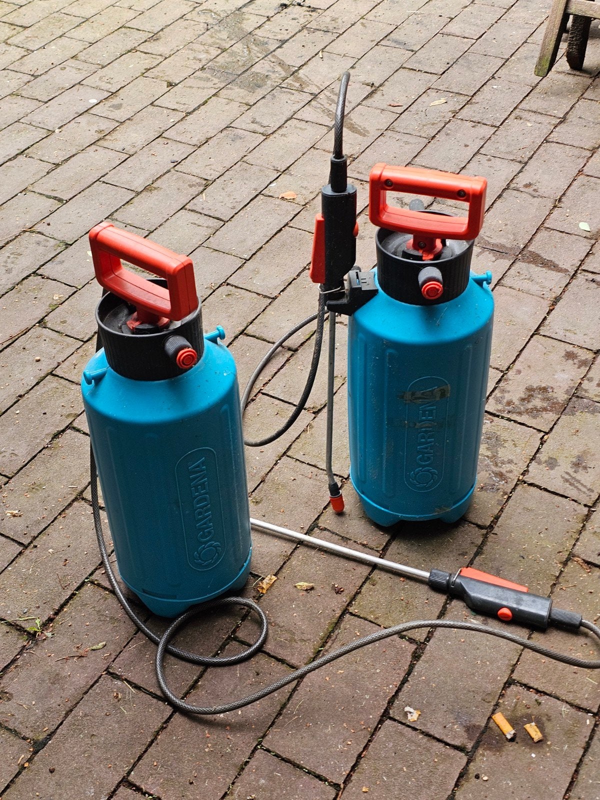 Gardena drukspuit 5 L 2 stuksGardena drukspuit 5 L 2 stuks, Ophalen of Verzenden