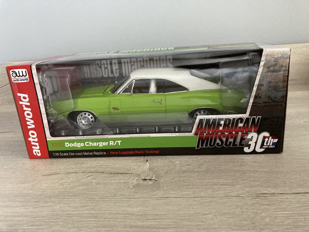 '70 Dodge Charger 1/18 Autoworld, Enlèvement ou Envoi, Neuf, Autres marques