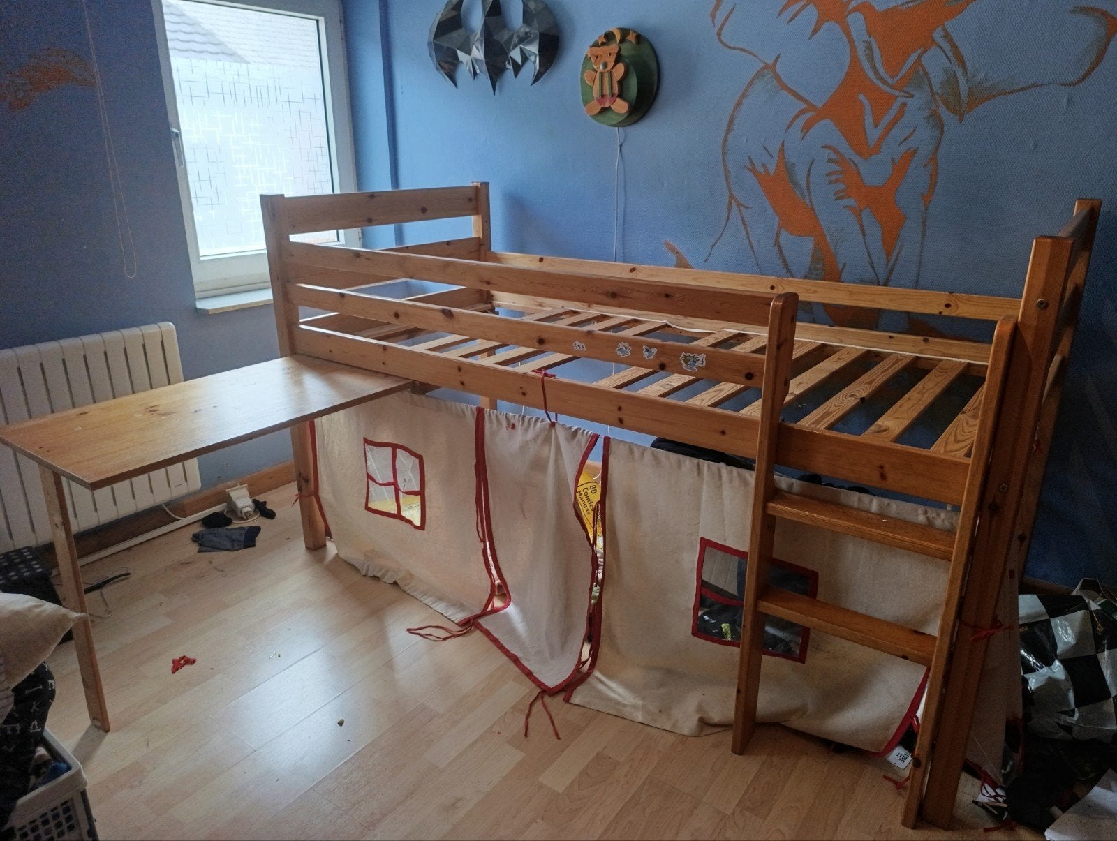 Lit enfant, Enfants & Bébés, Enlèvement, Utilisé, Lit mi-hauteur mezzanine