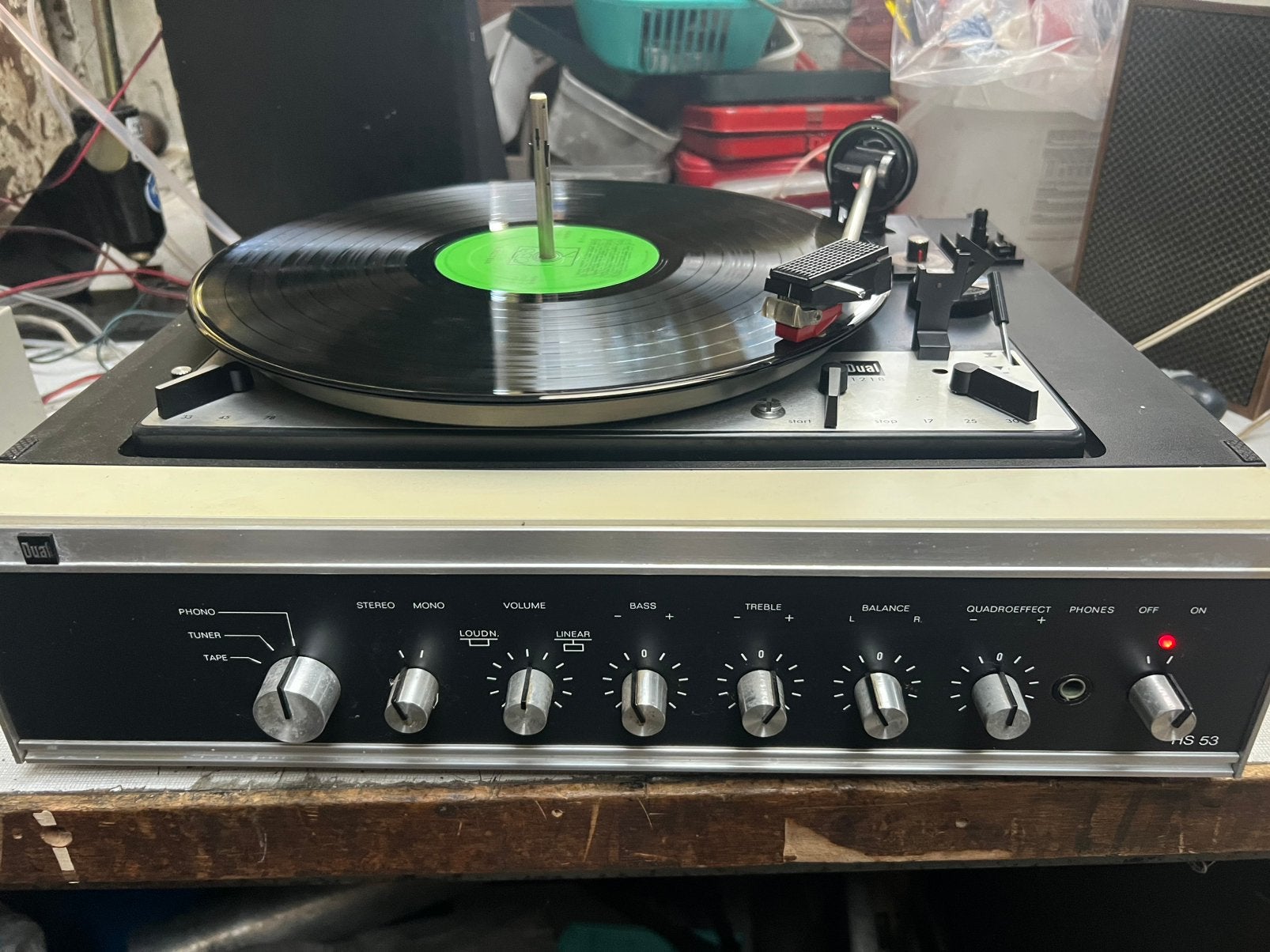 Dual platenspeler, Audio, Tv en Foto, Ophalen, Zo goed als nieuw, Platenspeler, Dual