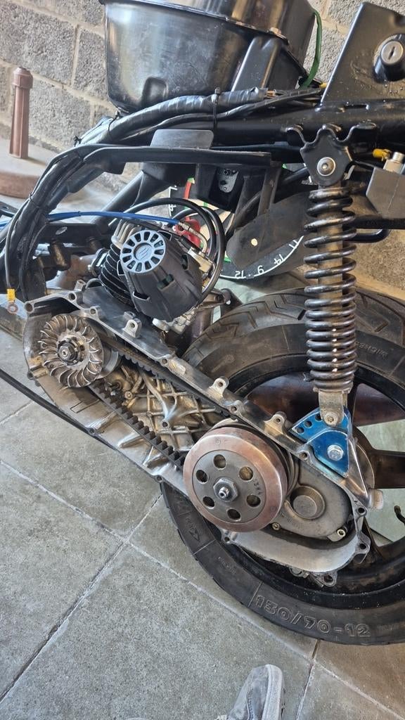 Verticale minarelli motorblok compleet, Fietsen en Brommers, Ophalen, Gebruikt, Blok, Yamaha