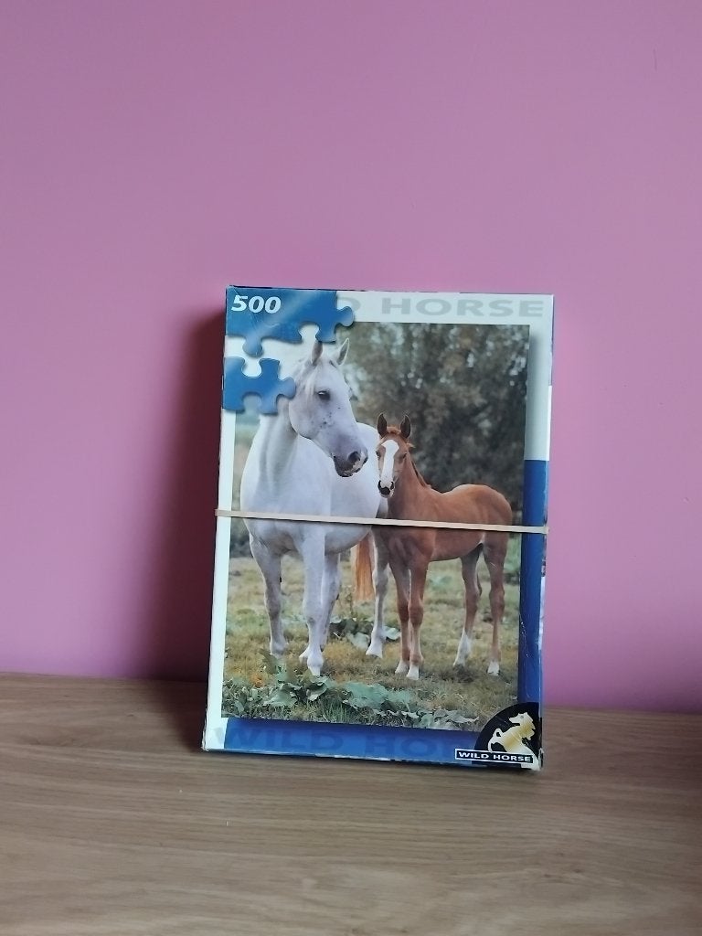 puzzel 500 stukjes-paard (compleet), Hobby & Loisirs créatifs, Sport cérébral & Puzzles, Enlèvement, 500 à 1500 pièces, Utilisé