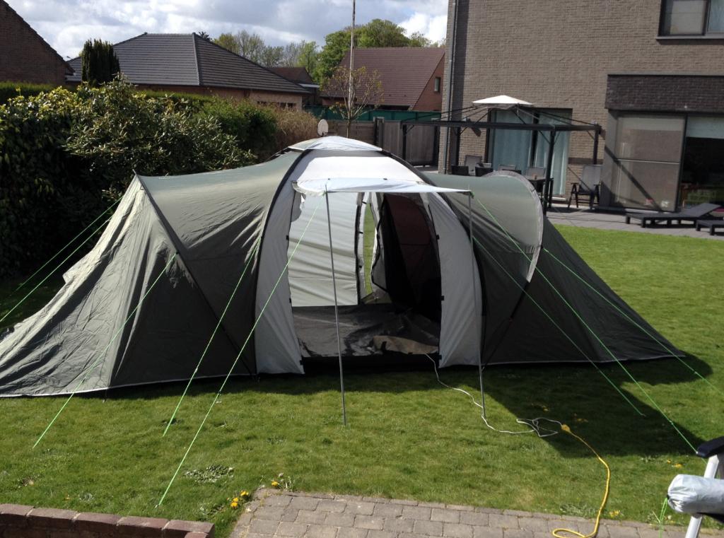 Coleman Ridgeline 6 Plus familietent - zeer goede conditie, Caravans en Kamperen, Tenten, Ophalen, Gebruikt, Tot en met 6