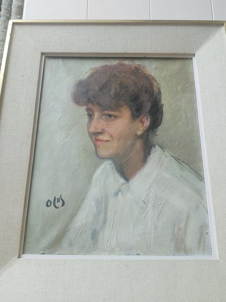 Peinture jacques ochs, Enlèvement, Toile