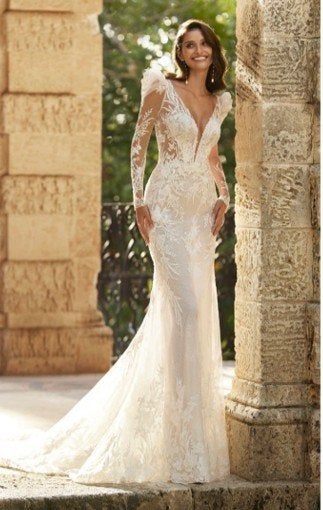 robe de mariée NEUVE  et voile. Taille 42, Vêtements | Femmes, Neuf, PRONOVIAS, Blanc, Enlèvement