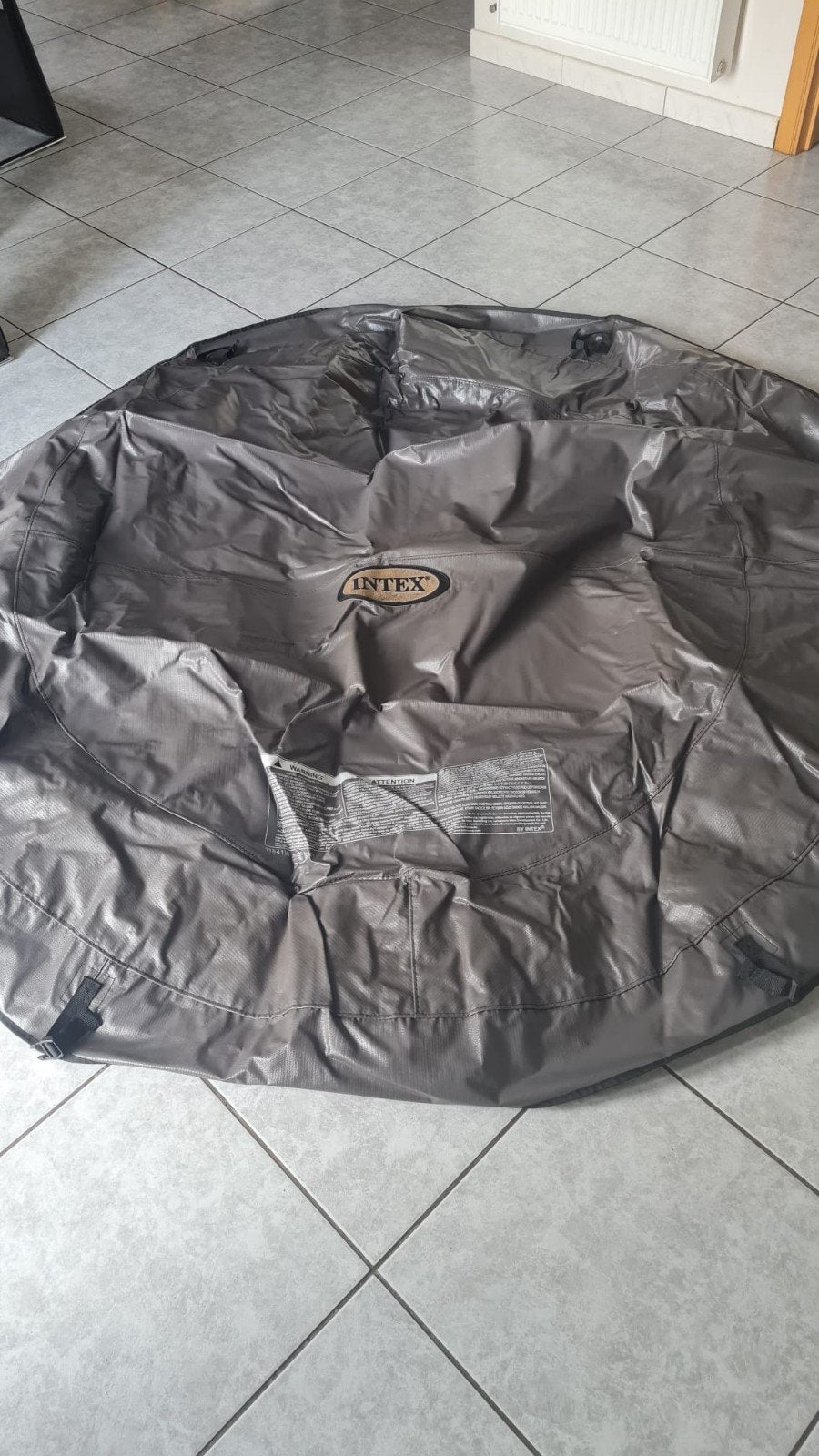 Couverture/couvercle gonflable jacuzzi Intex Greywood, Jardin & Terrasse, Enlèvement, Tapis de sol, Gonflable