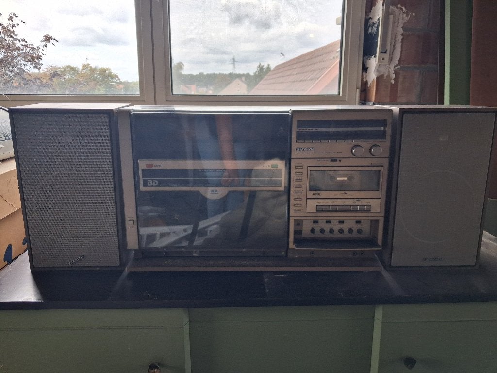 Platenspeler met boxen, Audio, Tv en Foto, Gebruikt, Automatisch, Platenspeler, Ophalen