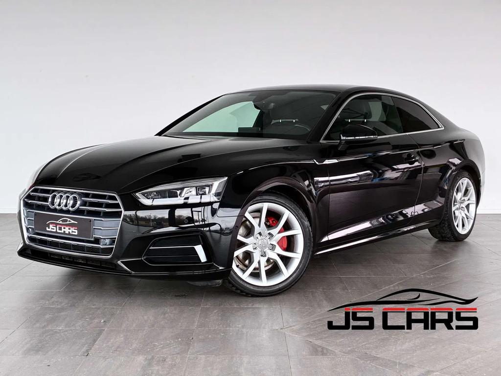 Audi A5 Coupé 2.0TDi SPORT-COCKPIT-GPS-CAMERA-JANTES18-PDC, Auto's, 4 zetels, Gebruikt, 4 cilinders, Zwart