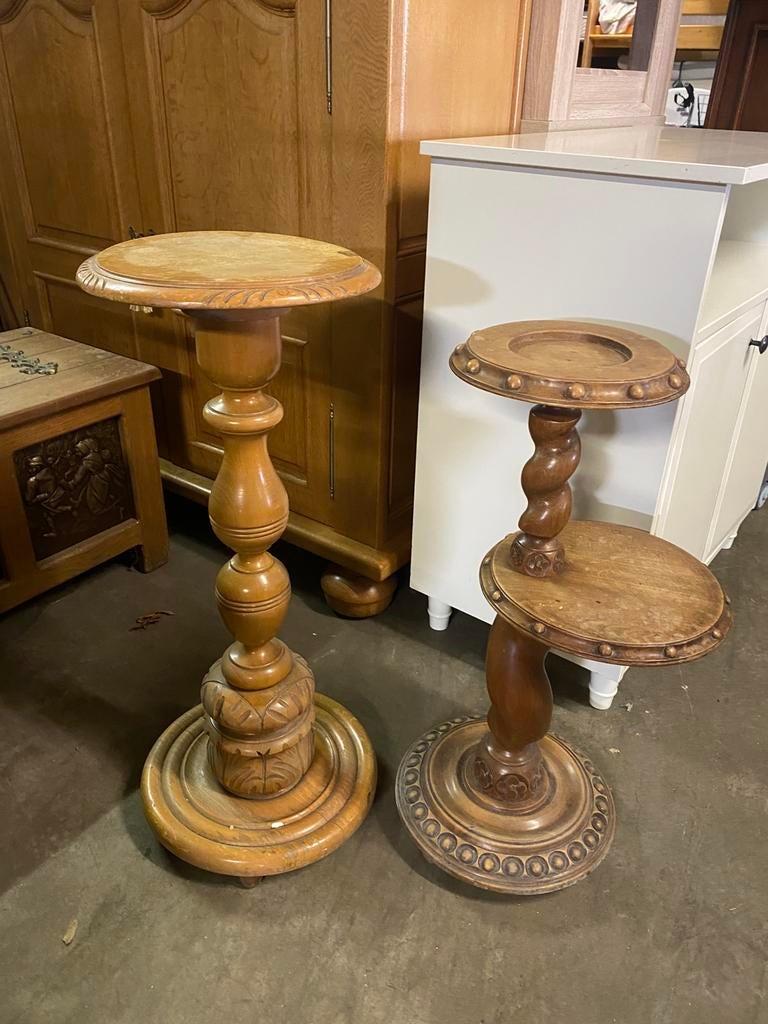 Houten plantentafel, Ophalen, Gebruikt
