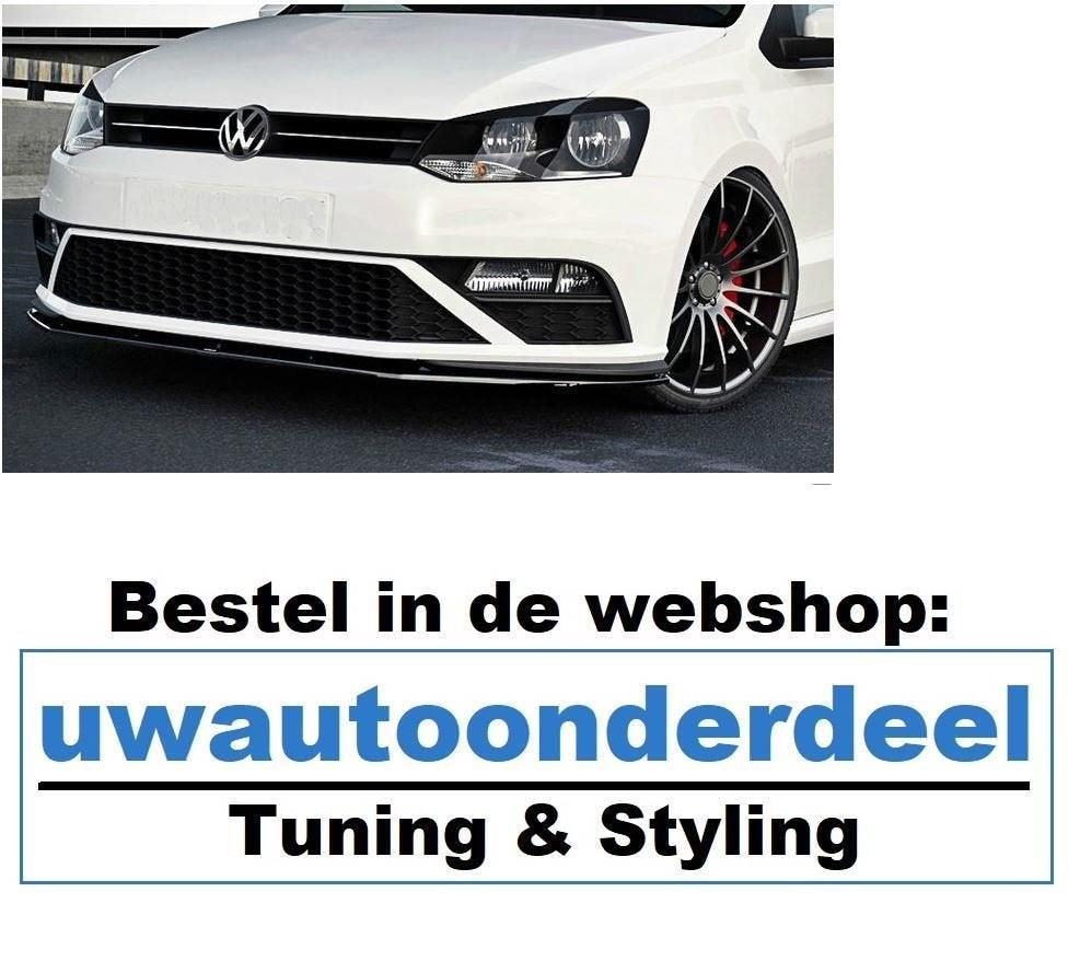 Spoiler Voorspoiler Lip Splitter Geschikt Voor Vw Polo GTI 6, Verzenden