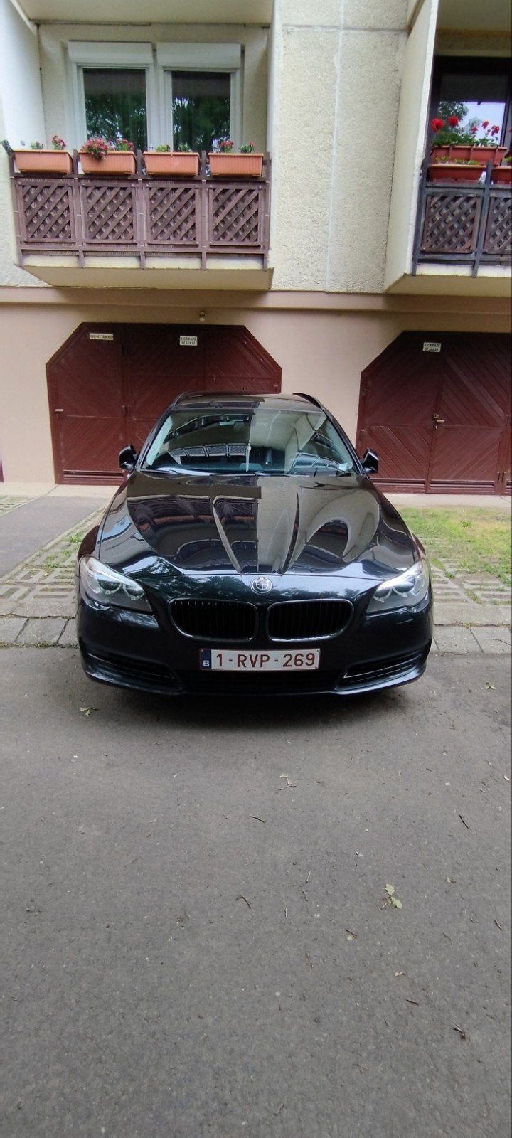 BMW 5-Serie Touring (F11) 2014 - Zwart Leder - Handgeschakel, Autos, BMW, Cuir, Euro 6, Boîte manuelle, Noir