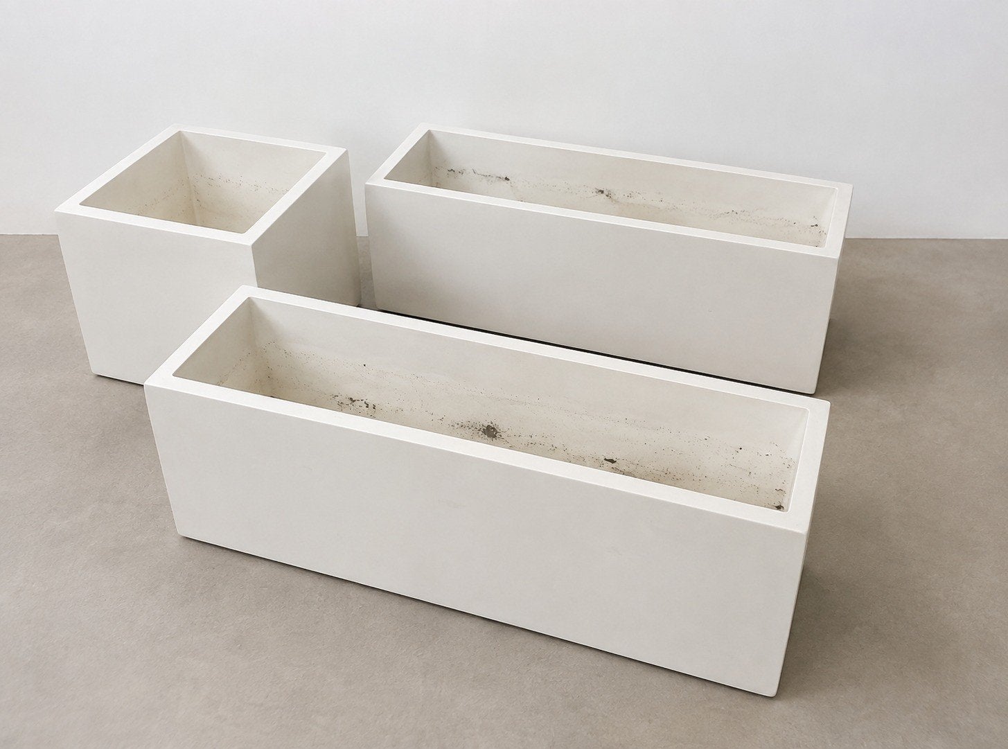 set van 3 plantenbakken, Ophalen