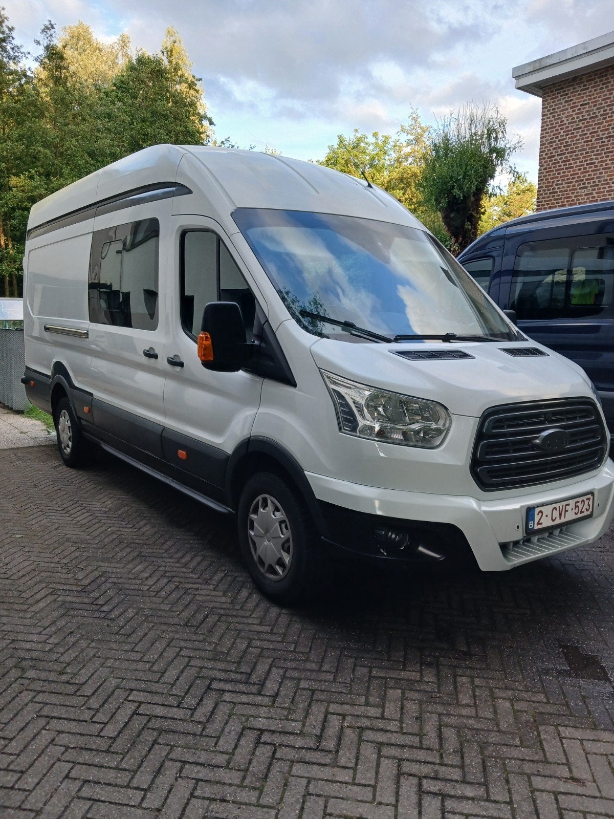 double cabine  transit camper,,, webasto 70000tkm, Auto's, Euro 6, Particulier, Ford, Te koop