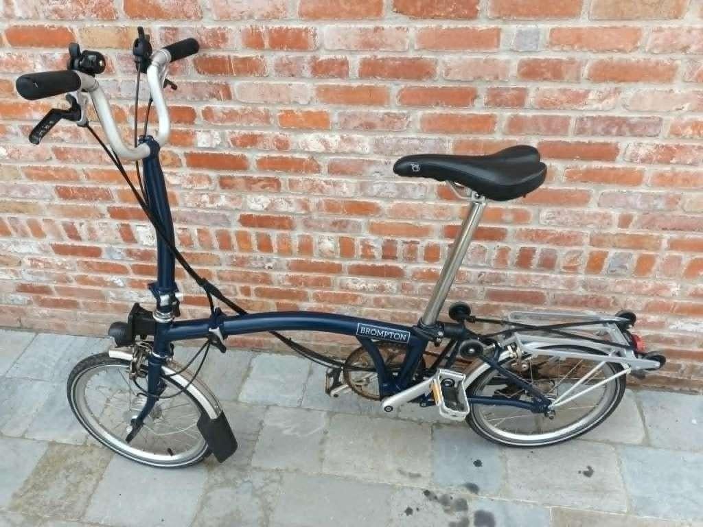 Brompton - Plooifiets - Vouwfiets, Fietsen en Brommers, Ophalen, Zo goed als nieuw, Brompton, Versnellingen